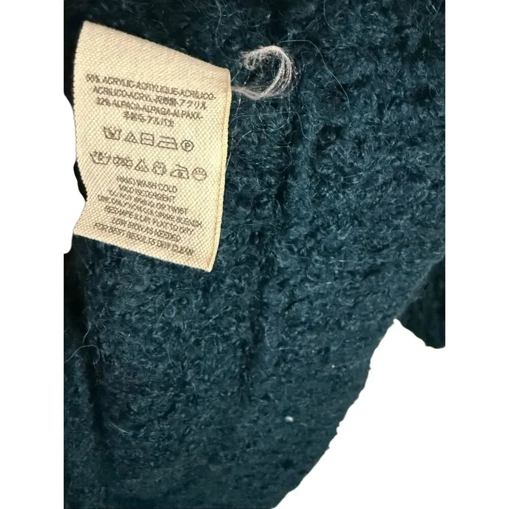 Free People V Neck Oversized Alpaca Blend Knit Sweater